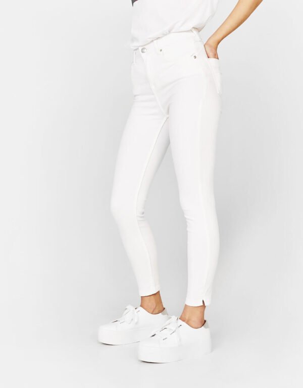 Skinny mid-rise trousers - Image 5